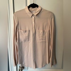 North Blouse shirt, British brand, size US 8, Blush Pink